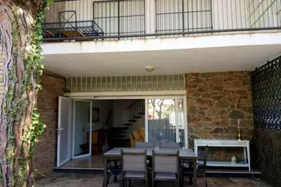 Un balcón o terraza de Spacious house in Platja d'Aro