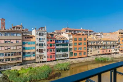 Vista general de Girona o vista desde el apartamento