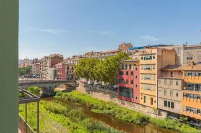 Vista general de Girona o vista desde el apartamento