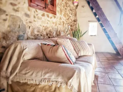 Zona de estar de Masia Mediterranian Country House Ca l'Isidre Torrent