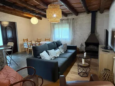 Zona de estar de La Caseta del Mas Valls