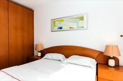 Cama o camas de una habitación en Apartment Arena - Lloret de Mar