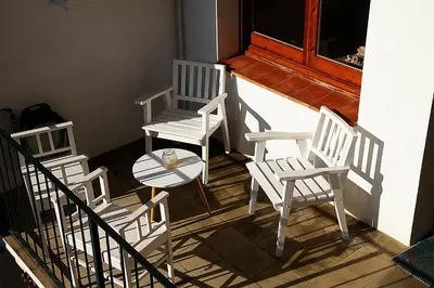 Un balcón o terraza de VISTAS PRIVILEGIADAS