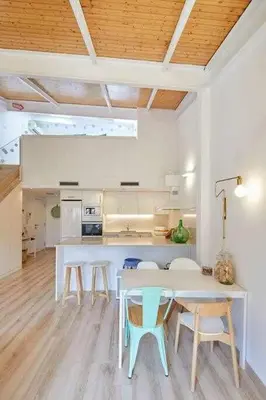 Una cocina o zona de cocina en Apartamento dúplex Rei Martí, Girona