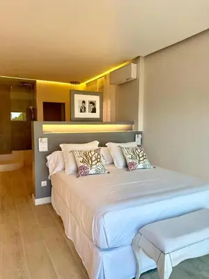 Cama o camas de una habitación en Es Cel de Begur Hotel