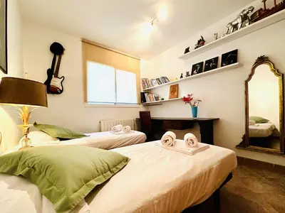 Cama o camas de una habitación en Aitana CostaBravaSi