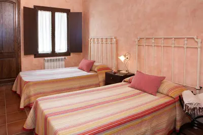 Cama o camas de una habitación en Mas can Salvi
