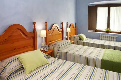Cama o camas de una habitación en Mas can Salvi
