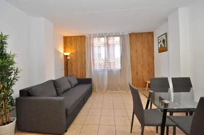 Zona de estar de Apartment Tango