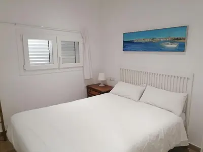 Cama o camas de una habitación en Old Side Duplex Platja d'Aro