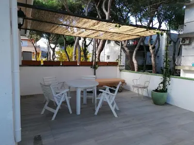 Un balcón o terraza de Old Side Duplex Platja d'Aro