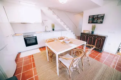 Una cocina o zona de cocina en Old Side Duplex Platja d'Aro