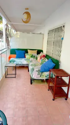 Cama o camas de una habitación en Casa ANNA - clim,2 chambres, 50 m plage, terrasse 16m2, Wifi