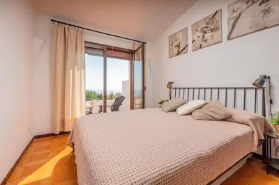 Cama o camas de una habitación en ST-33 BEGUR SA TUNA 2 PAX