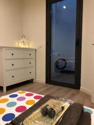 Cama o camas de una habitación en Calella Playa Vistas Mar