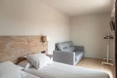 Cama o camas de una habitación en Arrels d'Emporda