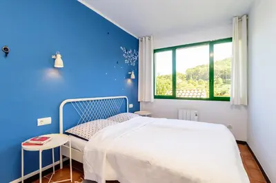 Cama o camas de una habitación en SR-32 BEGUR SA RIERA 4 PAX