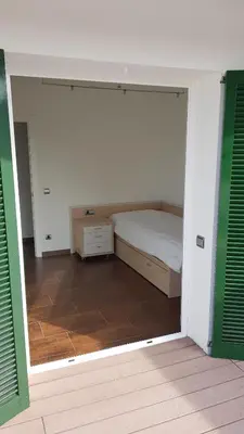 Cama o camas de una habitación en Encantador apartamento en S'Agaró-Platja de Aro