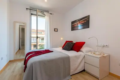 Cama o camas de una habitación en L'Arenal de Palamós