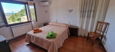 Cama o camas de una habitación en Casa la Borna
