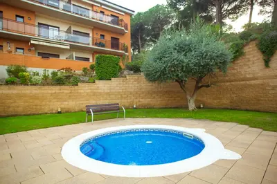 Piscina en o cerca de AL28 Duplex en la playa, Fenals, Costa Brava