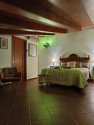 Cama o camas de una habitación en Turismo Rural Calaliu