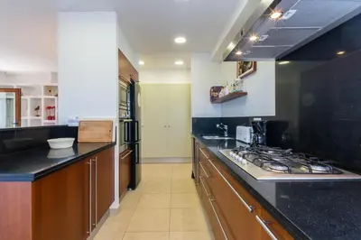 Una cocina o zona de cocina en AR-2 CALELLA DE PALAFRUGELL 8 PAX