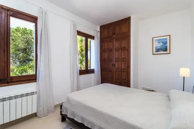 Cama o camas de una habitación en AR-2 CALELLA DE PALAFRUGELL 8 PAX