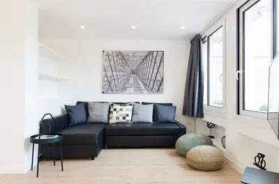 Zona de estar de Juli Garreta's Apartment