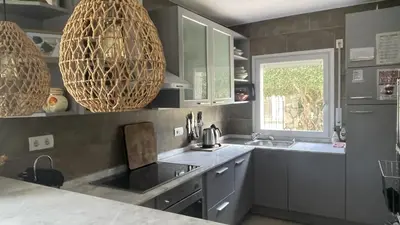 Una cocina o zona de cocina en Villa Vuelta