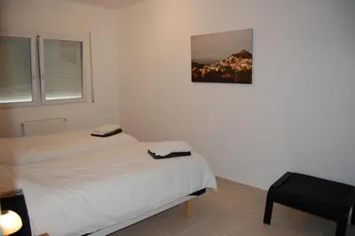 Cama o camas de una habitación en Villa Vuelta