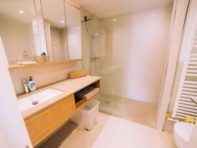 Un baño de Charming apartment in La Fosca Beach