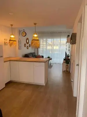 Plano de Charming Apartment in Blanes - Sea View and Pool
