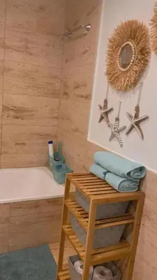 Plano de Charming Apartment in Blanes - Sea View and Pool