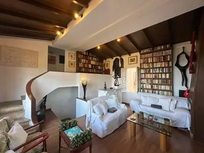 Cama o camas de una habitación en Casa única con jardín a 45 metros de la playa. BE