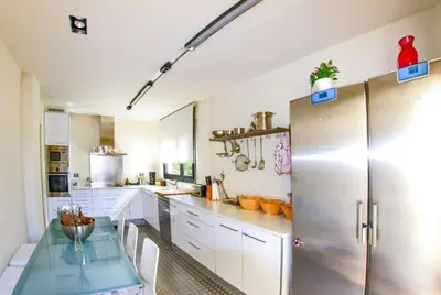 Una cocina o zona de cocina en Club Villamar - Starck