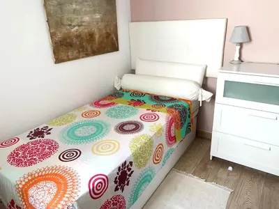 Cama o camas de una habitación en Pals apartament centric