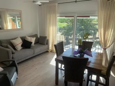 Zona de estar de Pals apartament centric