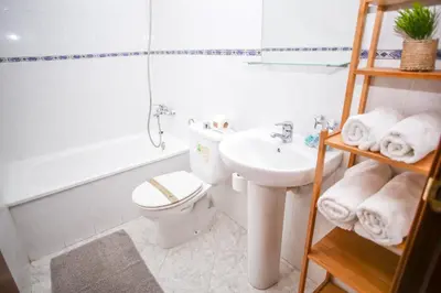 Un baño de AL01 Estudio 250 m de playa de Fenals, Costa Brava