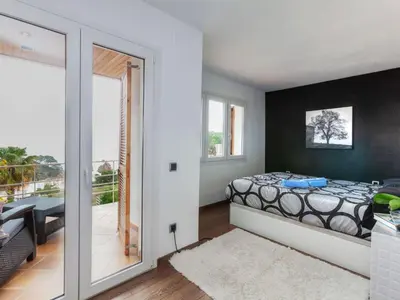 Zona de estar de Holiday Home Berganti by Interhome