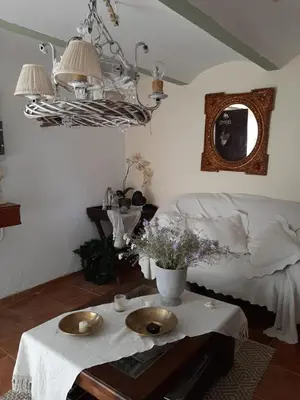 Cama o camas de una habitación en Casa Rural 