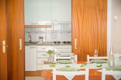Una cocina o zona de cocina en AL30 Apartamento para 4pax, Fenals, Costa Brava