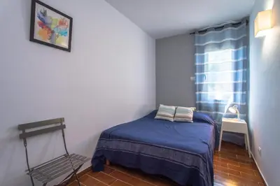Cama o camas de una habitación en BF-5 CALELLA DE PALAFRUGELL 4 PAX