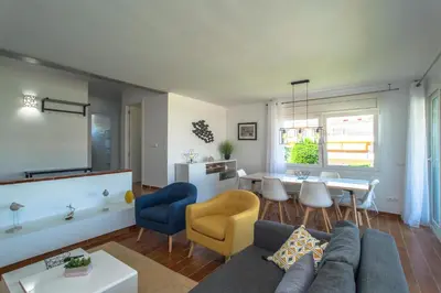 Zona de estar de BF-5 CALELLA DE PALAFRUGELL 4 PAX
