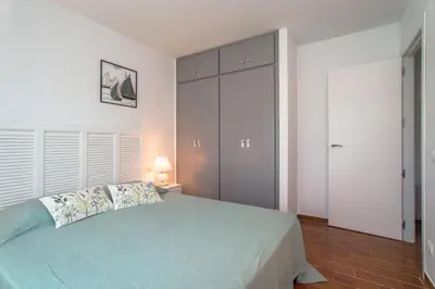 Cama o camas de una habitación en BF-5 CALELLA DE PALAFRUGELL 4 PAX