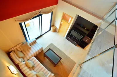 Una televisión o centro de entretenimiento en BL-1 CALELLA DE PALAFRUGELL 6 PAX