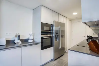 Una cocina o zona de cocina en Penthouse on the first line