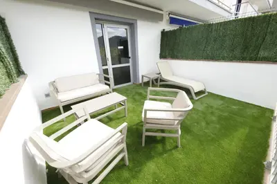 Zona de estar de Hotel Papi Blau