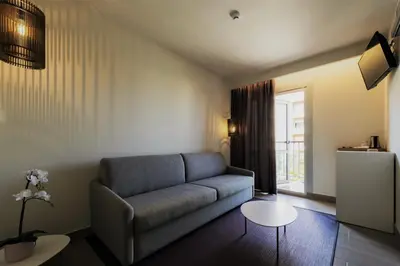 Zona de estar de Hotel Papi Blau