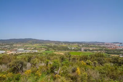 Paisaje cerca de esta villa